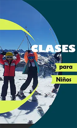 Clases de esqui para niños en cerro catedral, Bariloche